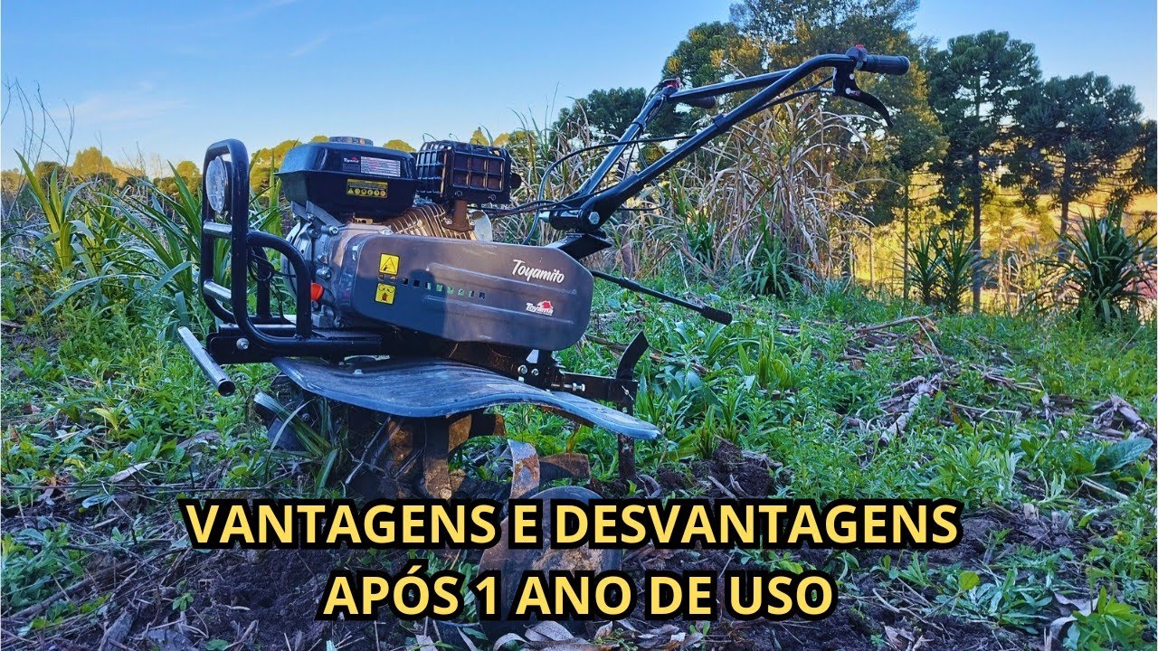 MOTOCULTIVADOR TOYAMA APÓS 1 ANO DE USO -  TOYAMITO 7Hp (TT90RXPU)