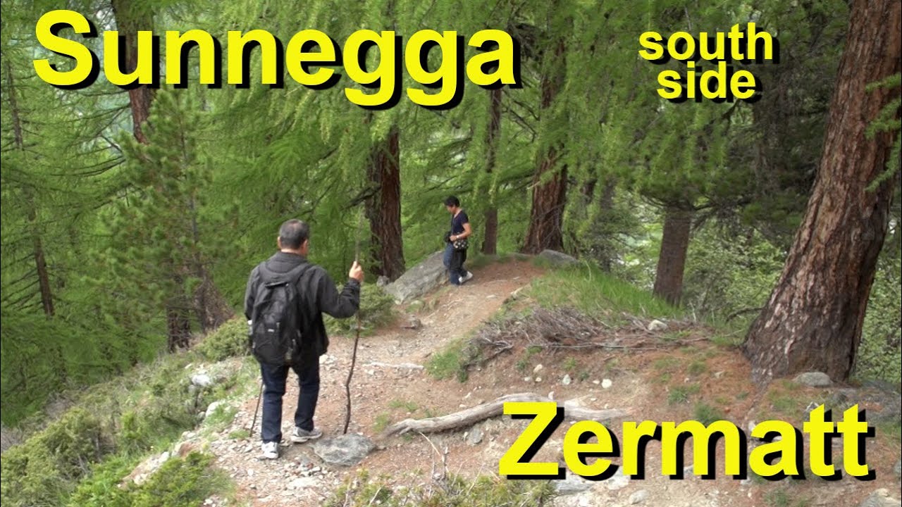 Sunnegga, Zermatt hike down south side