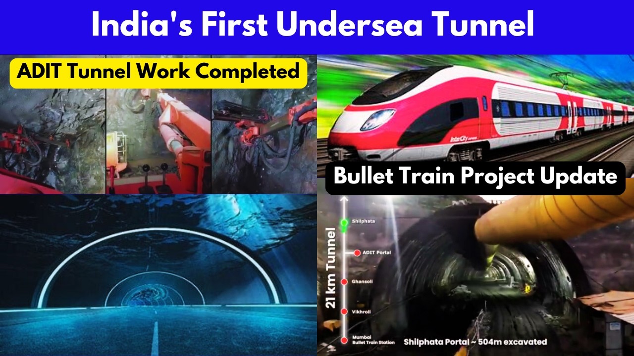 India's First Undersea Tunnel | Revolutionizing High-Speed Rail Travel In India
