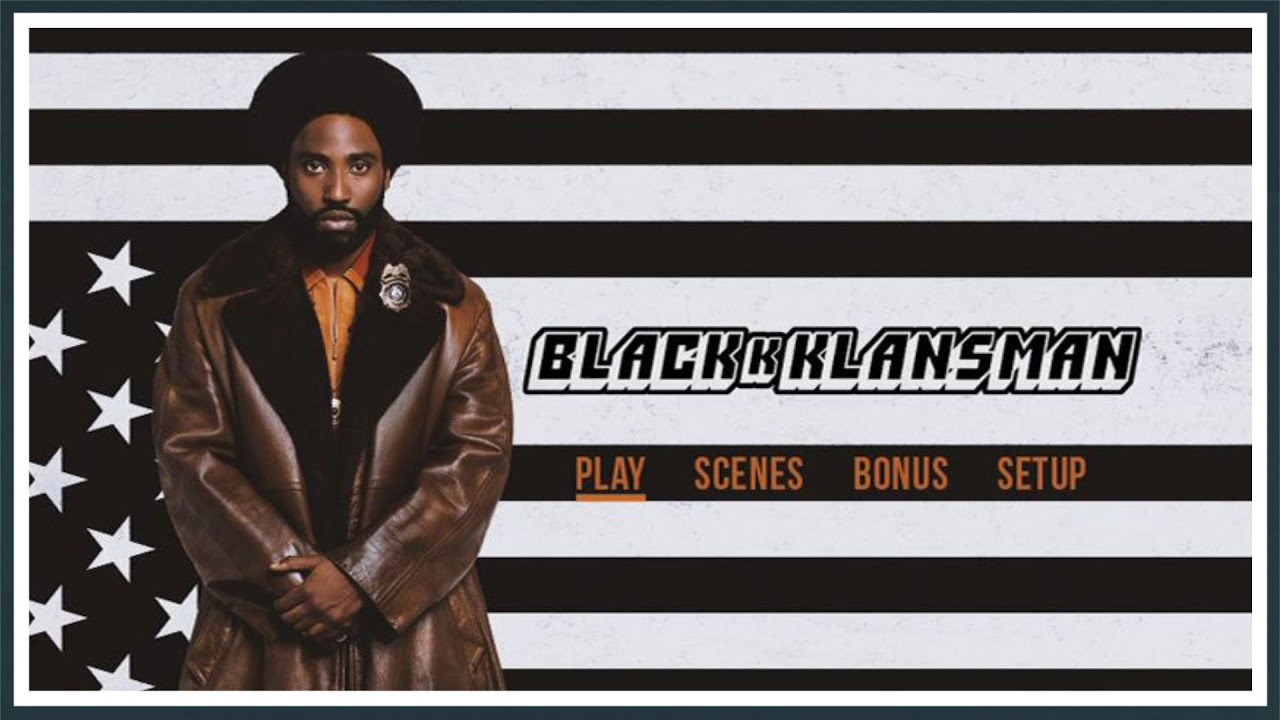 BlacKkKlansman - DVD Menu
