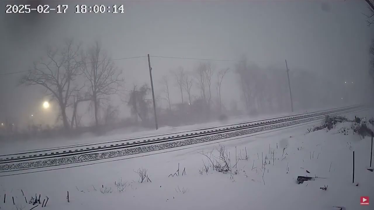 CSX Train Hits Truck Pushes It Down The Tracks! Virginian and NY Central Heritage Units! Snow Trains