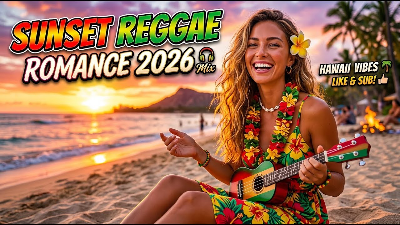 Hawaiian Reggae Flow 🌴 Tropical Island Vibes for Work & Study