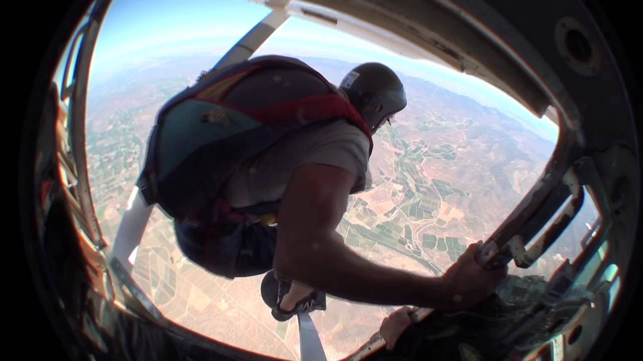 My first skydive front-flip exit