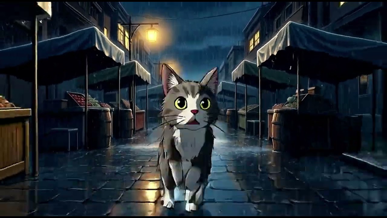 Lottery ticket seller and cat