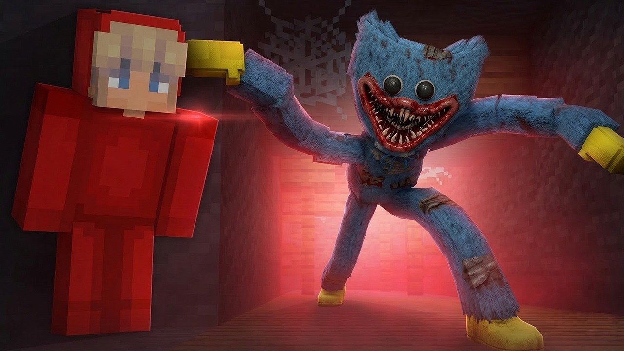 Jag FASTNADE i Poppy Playtime Fabriken i Minecraft!