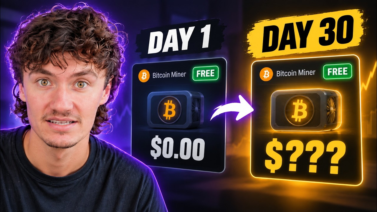 I Tried Mining Bitcoin for FREE for 30 Days