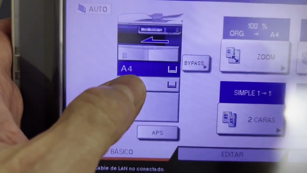 Elegir bandeja de papel copiadora multifunción Toshiba e-Studio 206L/256/306/356/456/506