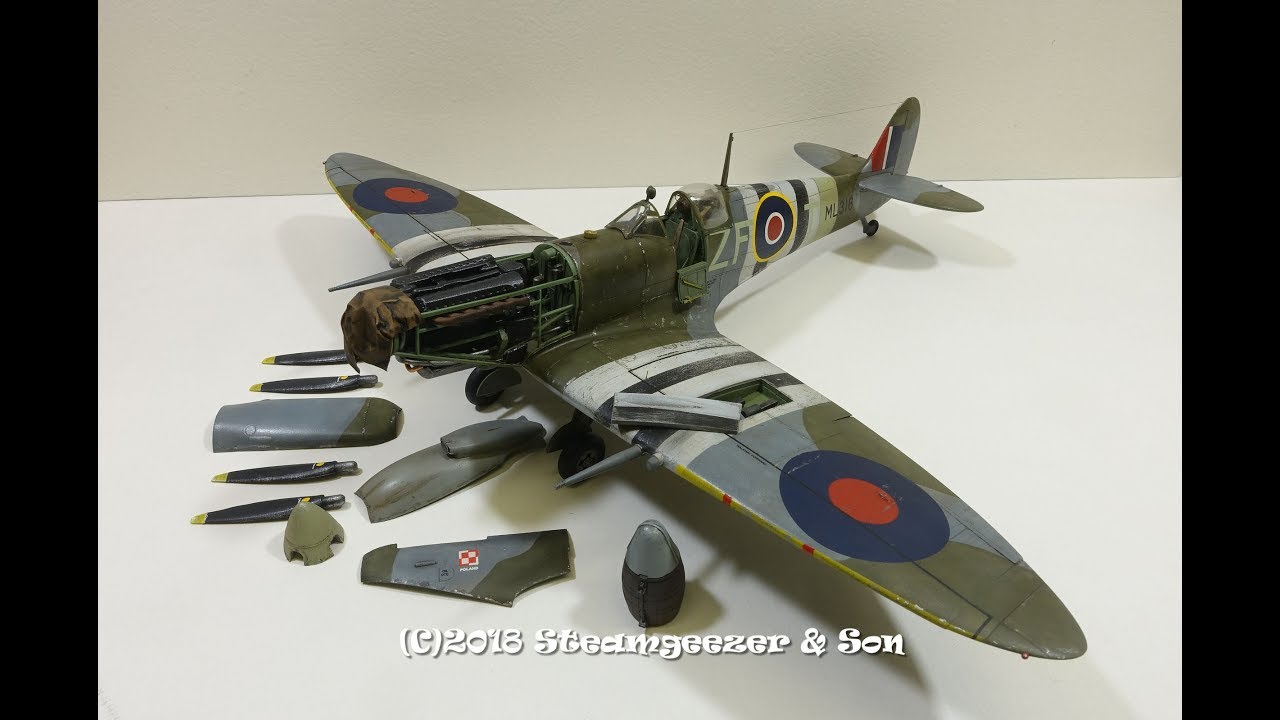 Building the ICM 1/48 Spitfire Mk.IXc 