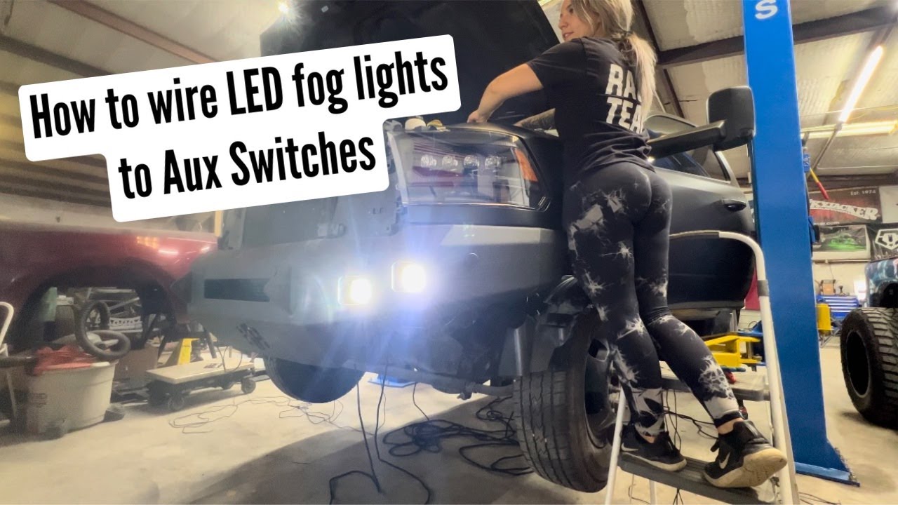 How to wire FCK LED Pods into Ram Aux Switches