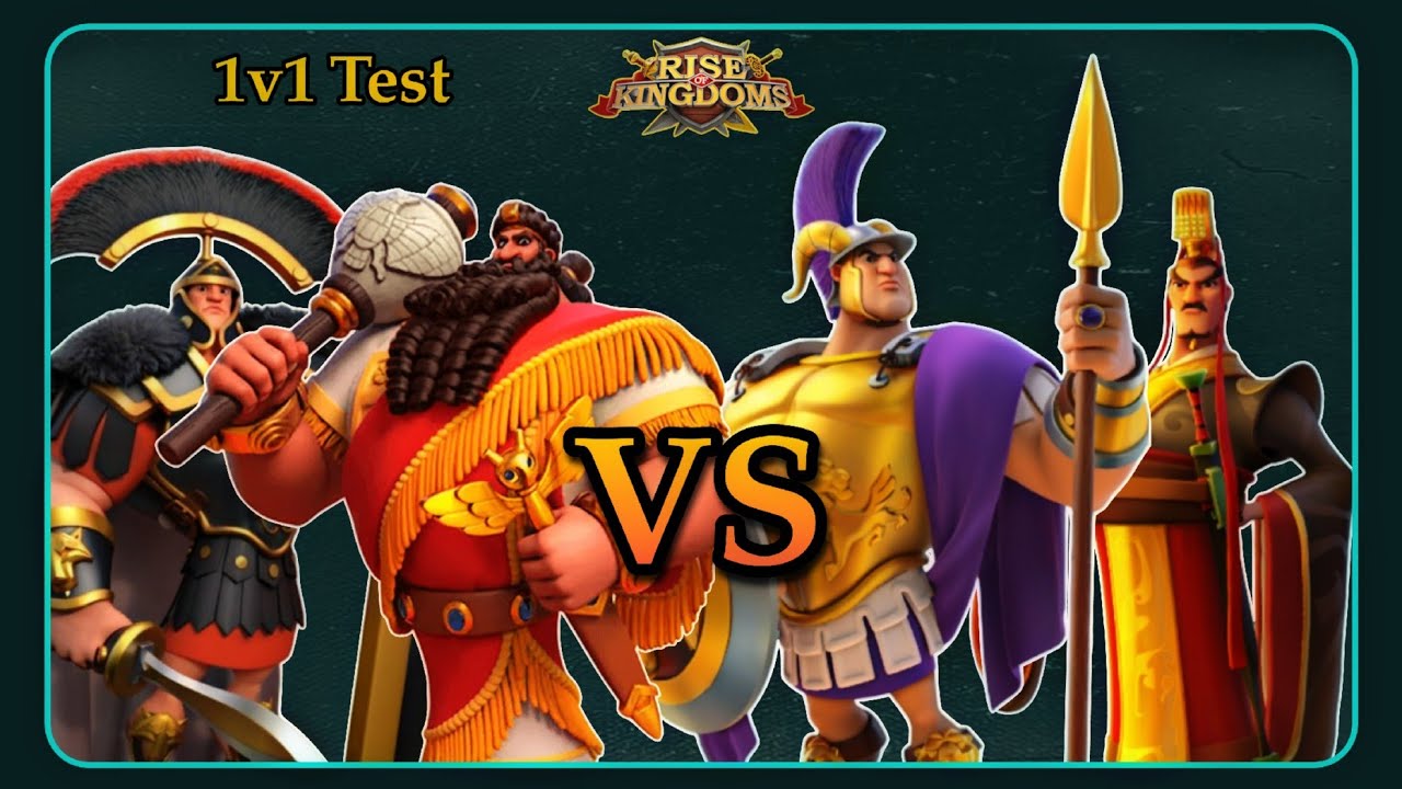 Pyrrhus/Liu Che VS Sargon/Scipio - Rise of Kingdoms