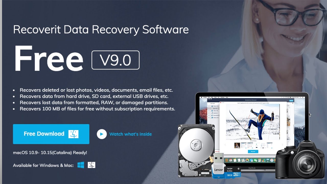 Wondershare Recoverit  Free Data Recovery / Dosya Kurtarmanın En Kolay Yolu