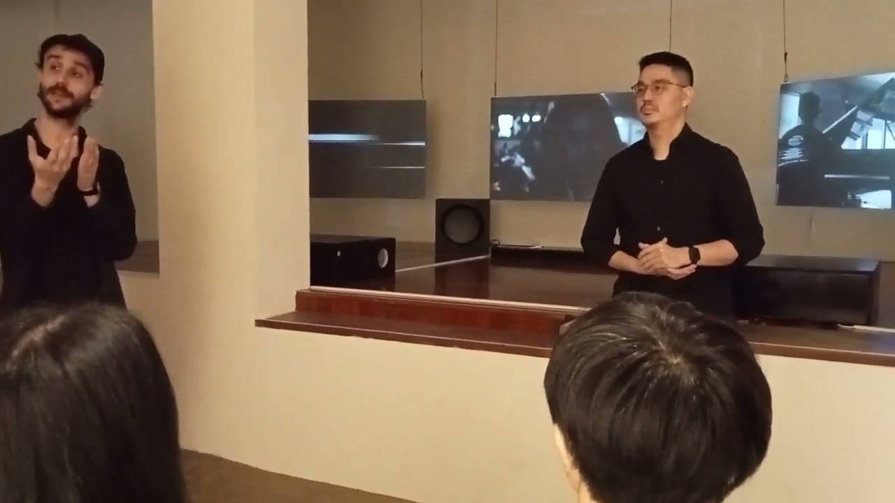 臺南新藝家得主林弘韜、Luca Bonaccorsi對展出作品導覽 展出地點：醉美空間