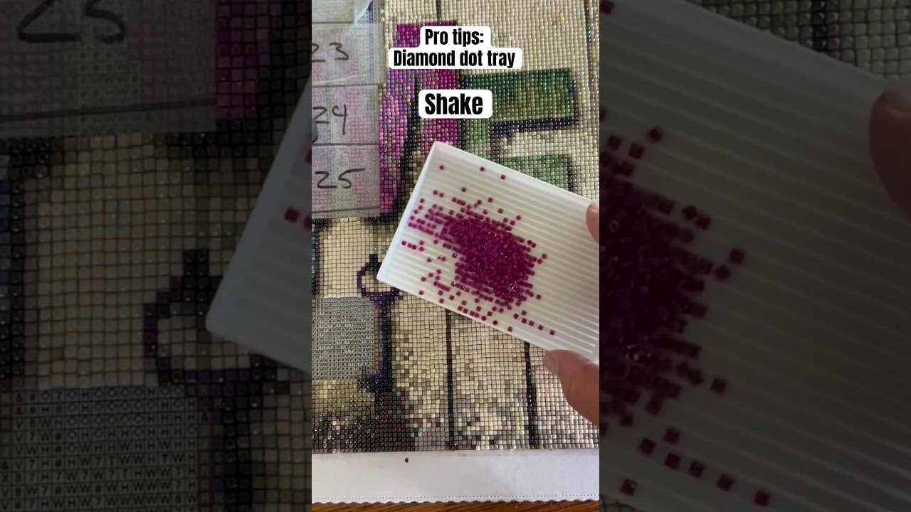Diamond Painting tips and techniques | Diamond Painting Tray