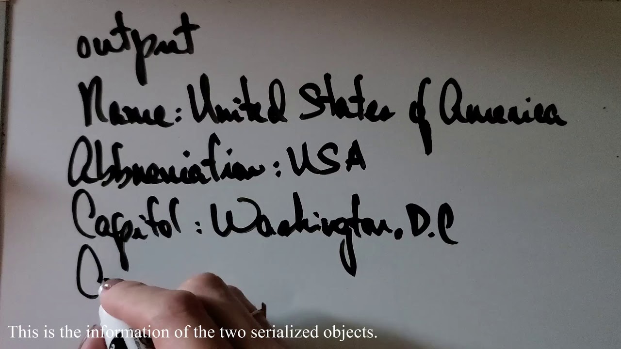 Object SERIALIZATION  in Java language