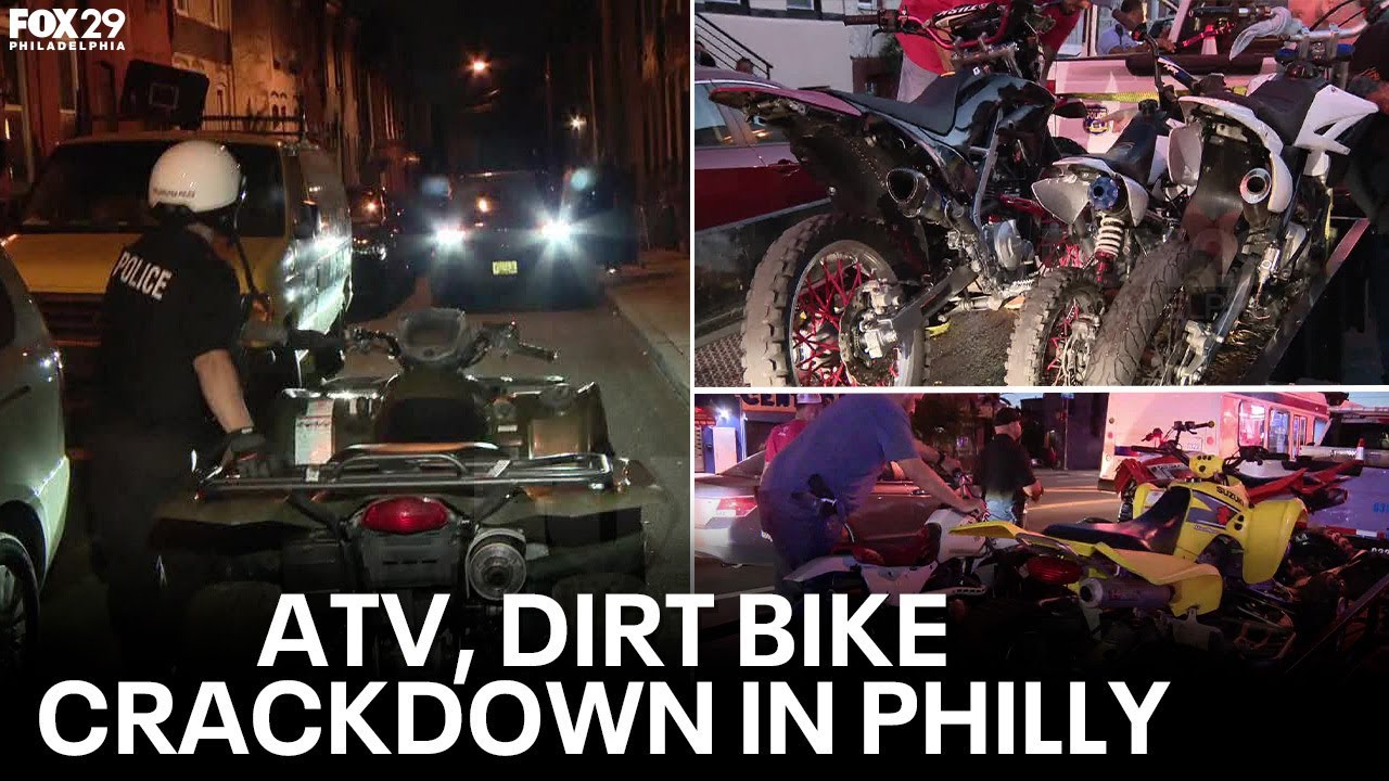 Philadelphia police impound dozens of ATVs, dirt bikes as part of 2-day crackdown