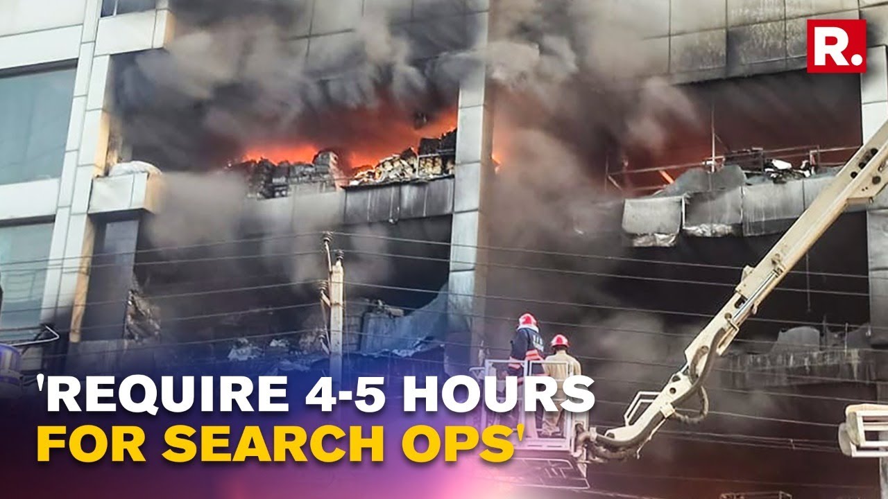 Delhi Mundka Fire Tragedy: NDRF Conducts Search & Rescue Ops, Charred Remains Found On 2nd Floor