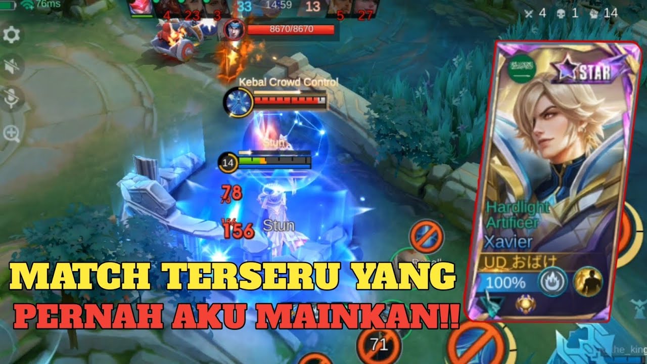 Seru Gini Match Nya‼️War Terus⁉️ #MLBBIDCreator