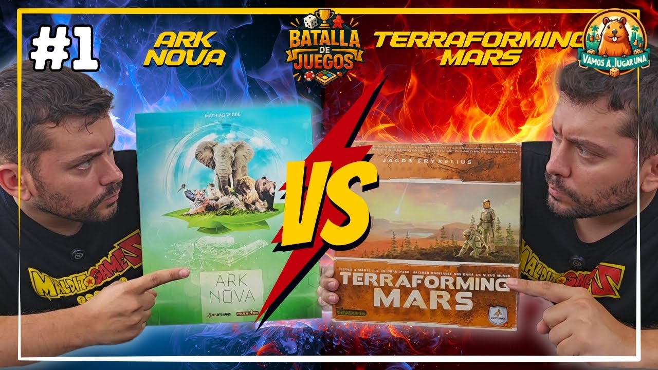 TERRAFORMING MARS VS ARK NOVA – ¿CUÁL ES EL MEJOR JUEGO DE MESA? | BATALLA DE JUEGOS