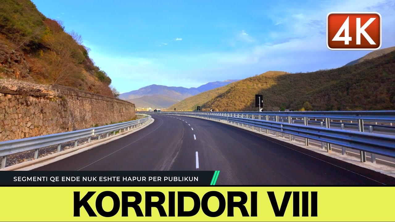 KORRIDORI VIII  - SEGMENTI I PERFUNDUAR QE ENDE NUK ESHTE HAPUR PER PUBLIKUN, RRUGA QE MEZI PRITET..