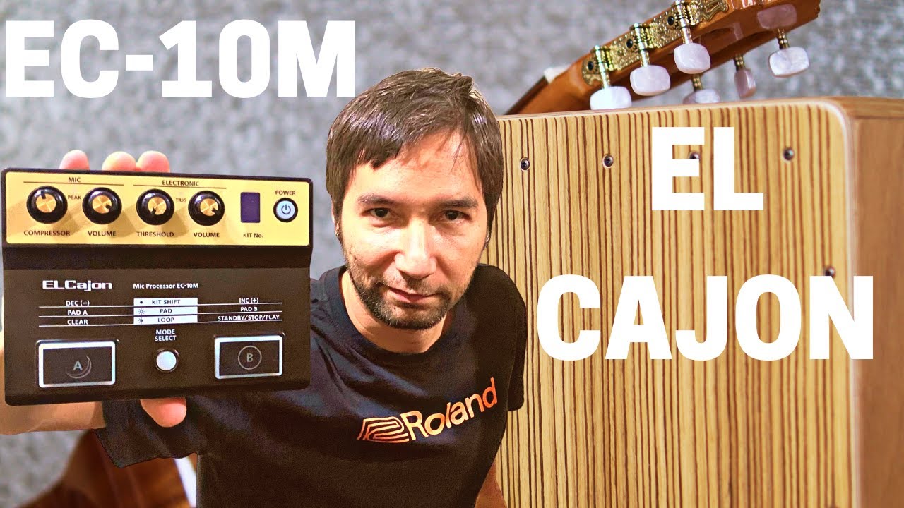 EC-10M da Roland, transforme o Cajon em uma máquina de sons.