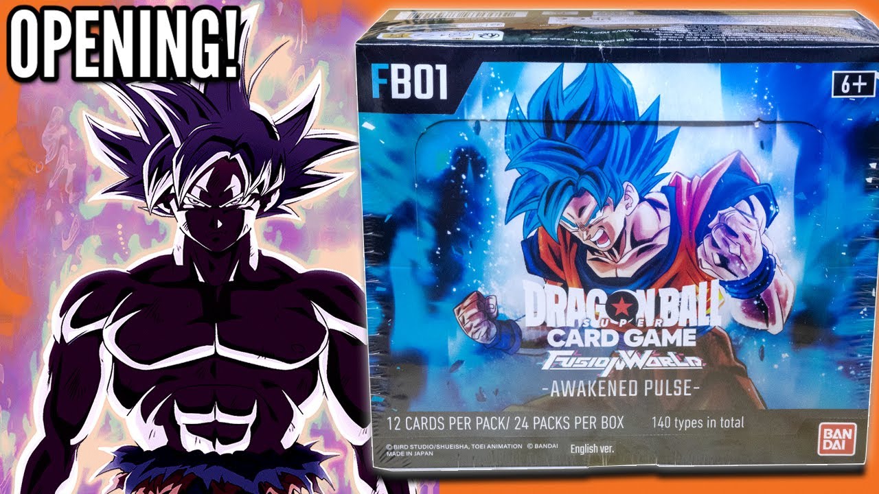 OPENING UP THE DRAGON BALL FUSION WORLD BOOSTER BOX!