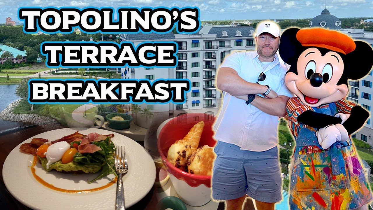 Topolino's Terrace Character Dining FULL REVIEW | Riviera Resort | Disney World