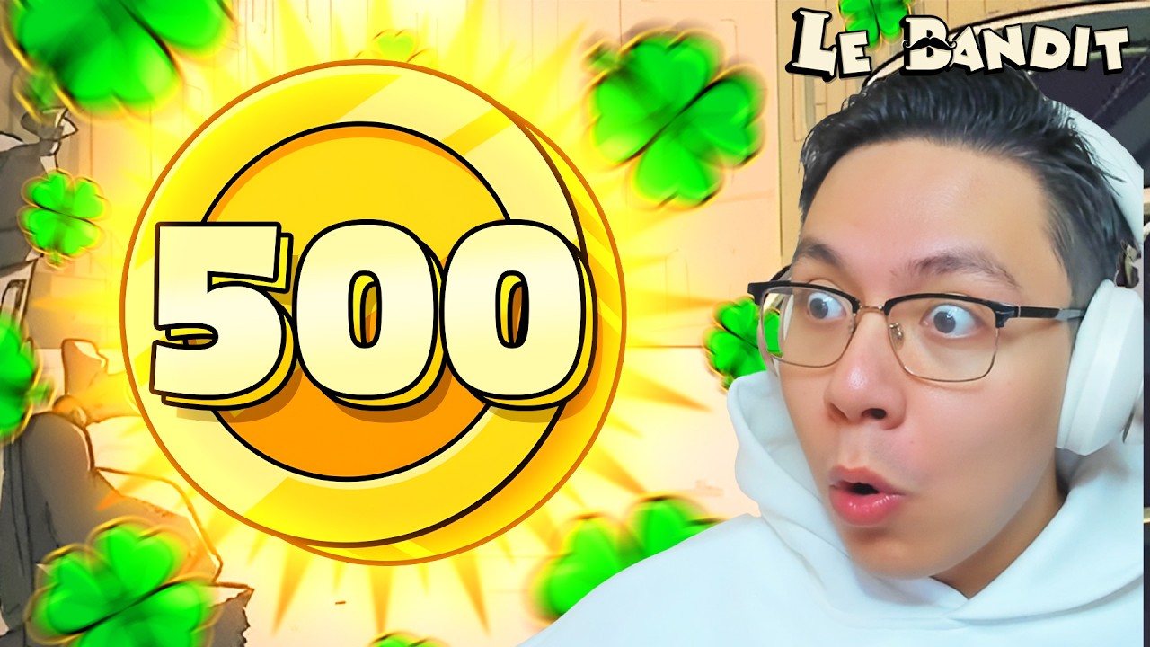 I FINALLY HIT 500x RARE COIN on Le Bandit