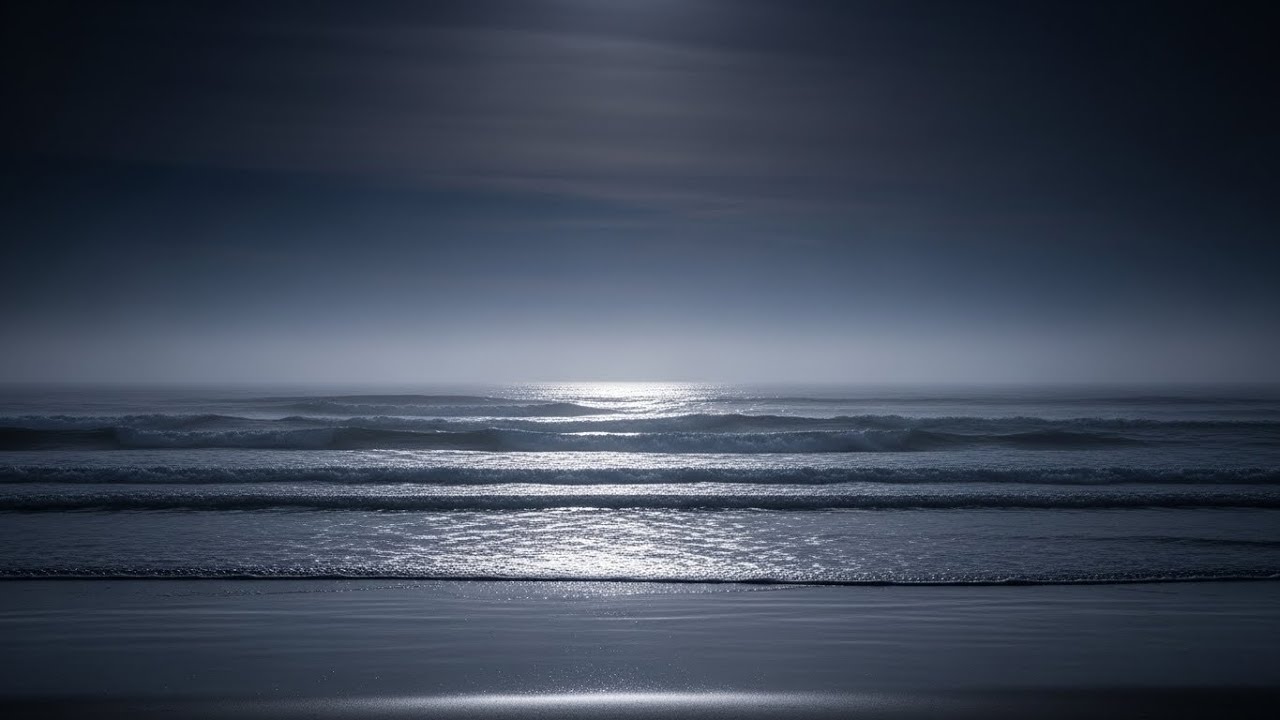 Dark Screen Ocean Waves | Dark Screen to Drift into Deep Sleep Gently with Deep Ocean Calm
