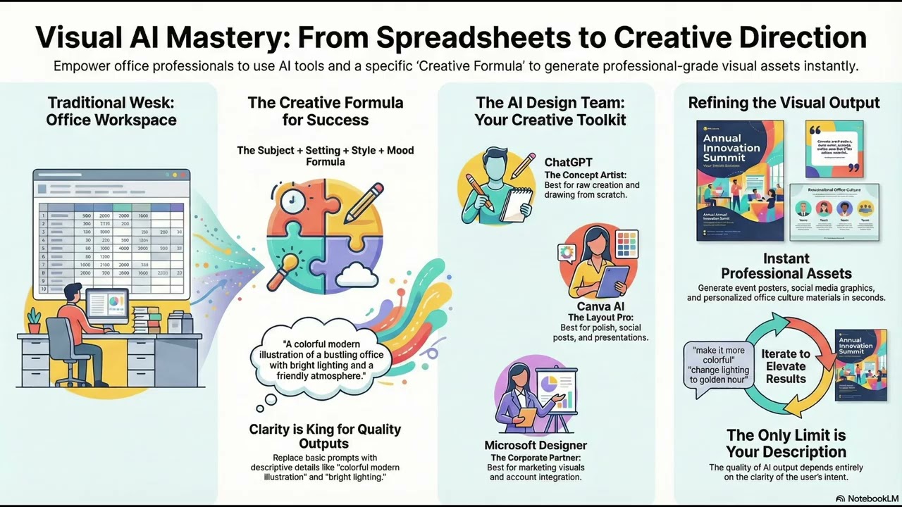Audio Lesson 6 - AI for Visuals and Creativity: Create Posters, Social Media, and Designs in Minutes