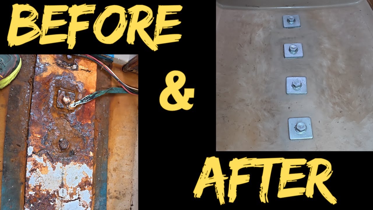How to Replace Rusted KEEL BOLTS on a Beneteau 235