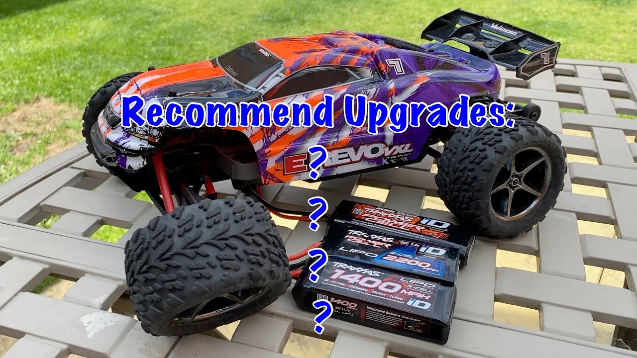 TRAXXAS E-REVO 1/16 th VXL Brushless MERV - Initial Thoughts And First Upgrades!