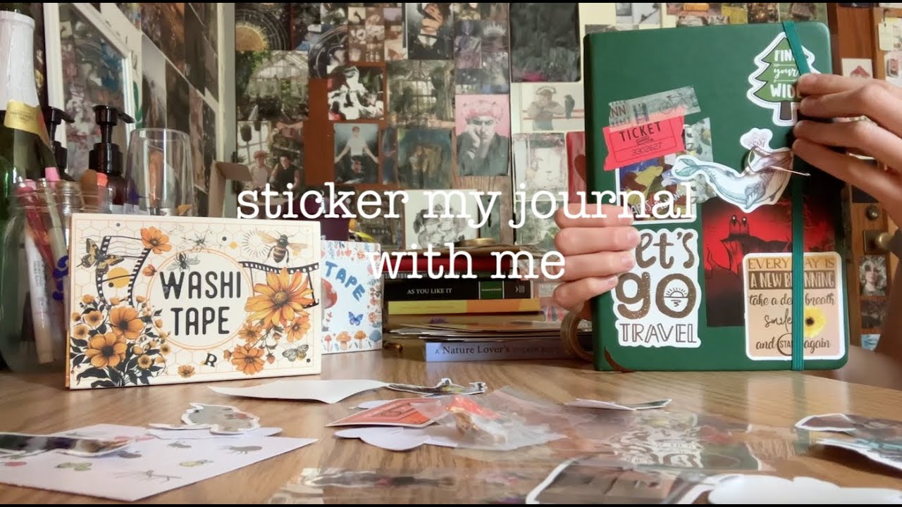 stickering my journal