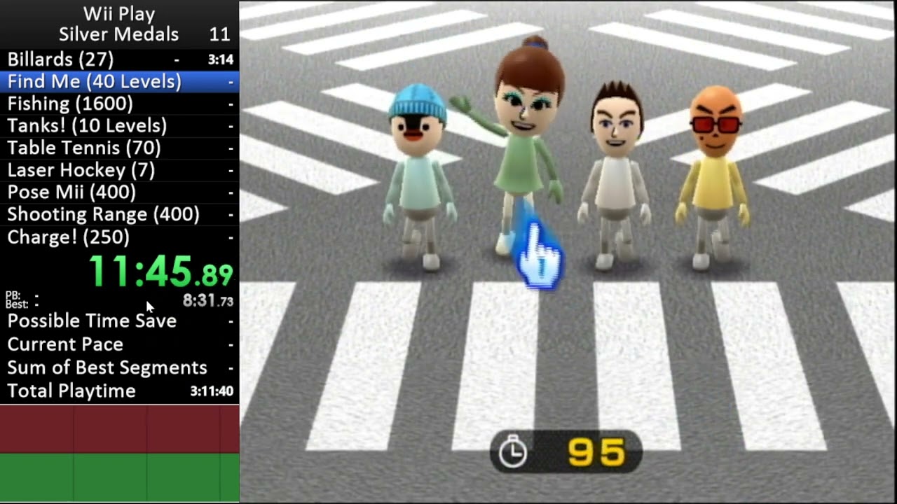 Wii Play All Silver Medals in 50:10