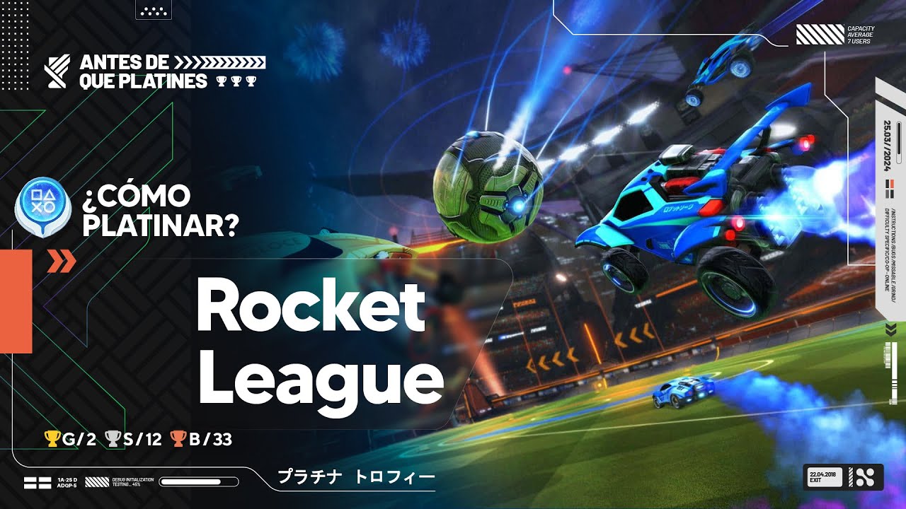 &iquest;C&oacute;mo platinar Rocket League? (Platino y 100%) | ADQPlatines