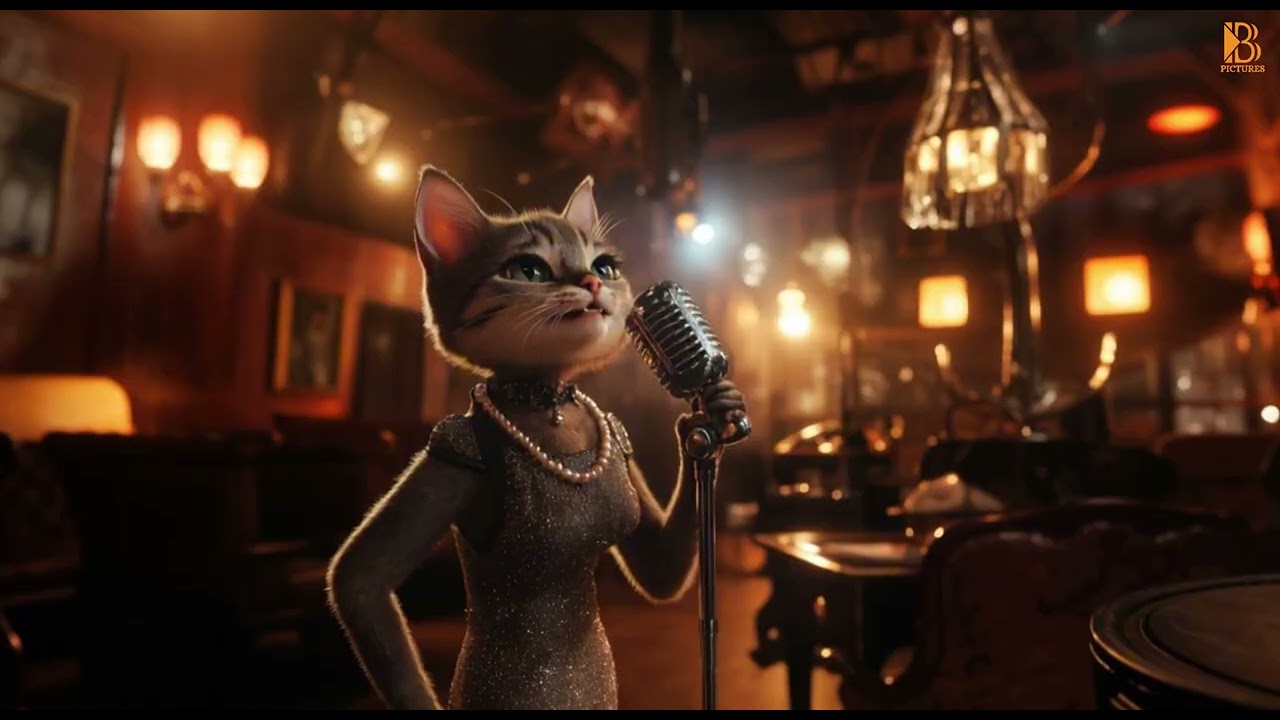 The Meow Swing: Cats in the Groove #swing #cats #jazz #vintagejazz #singingcat #dancingcat #meow