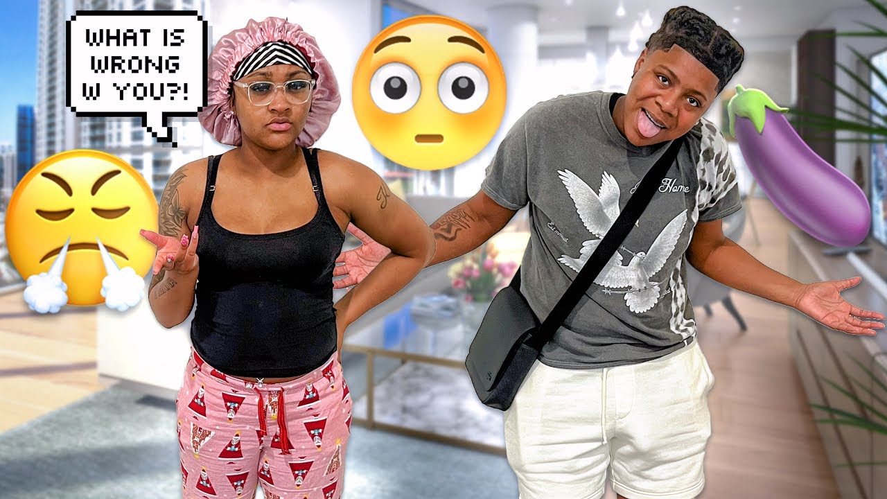 LEAVING THE HOUSE WITH MY “THANG” ON TO SEE HOW MY GIRLFRIEND REACTS!*BAD IDEA*