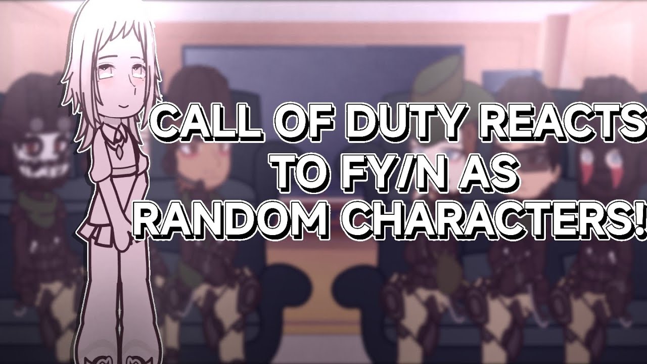 Call of duty reacts to FY/n as random characters!|Ghost x Fy/n
