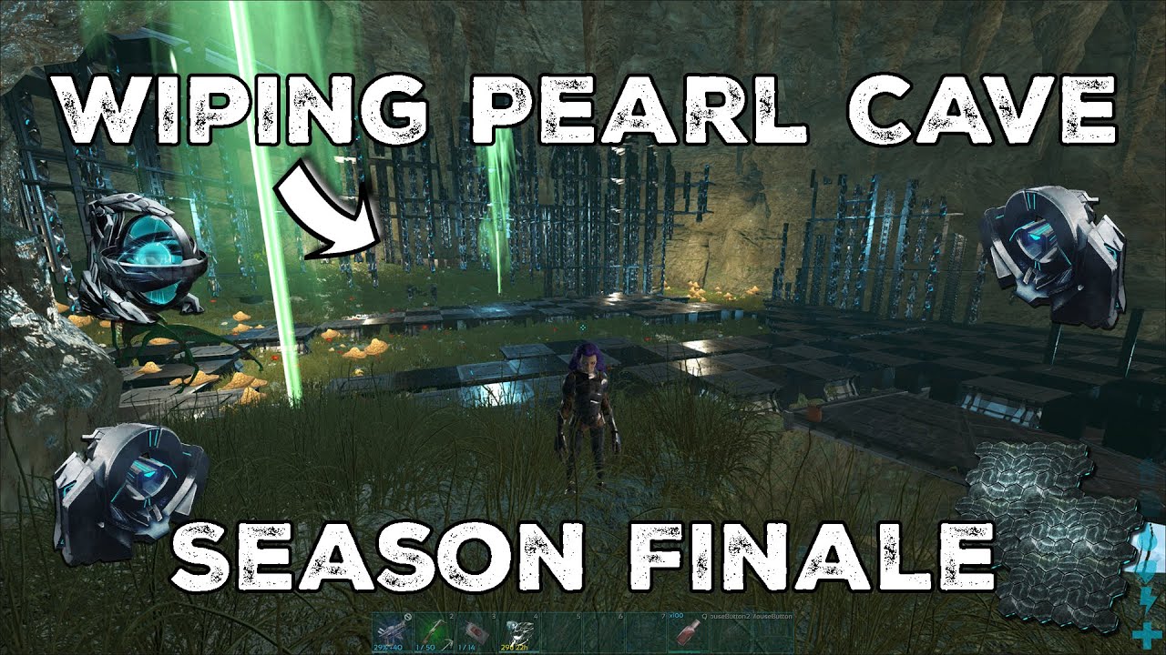 WIPING PEARL CAVE & BASE TOUR - ARK