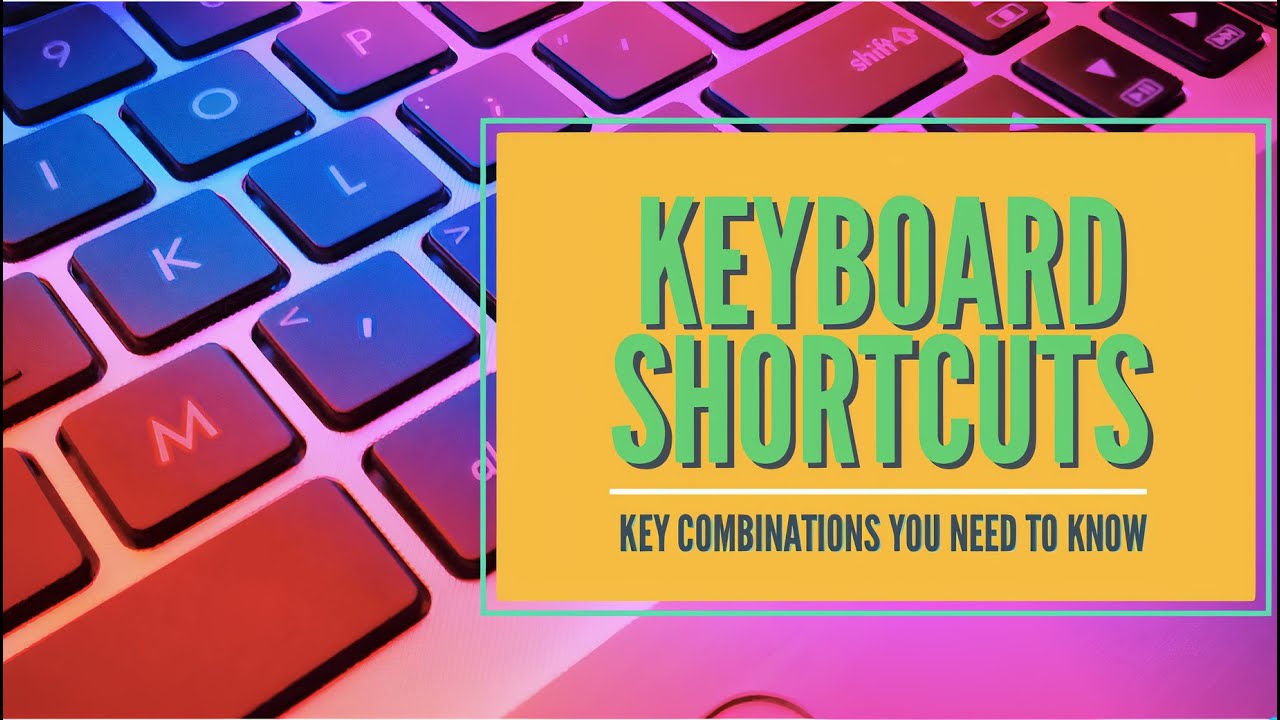 Keyboard Shortcuts ❗️Key Combination You Need To Know❗️