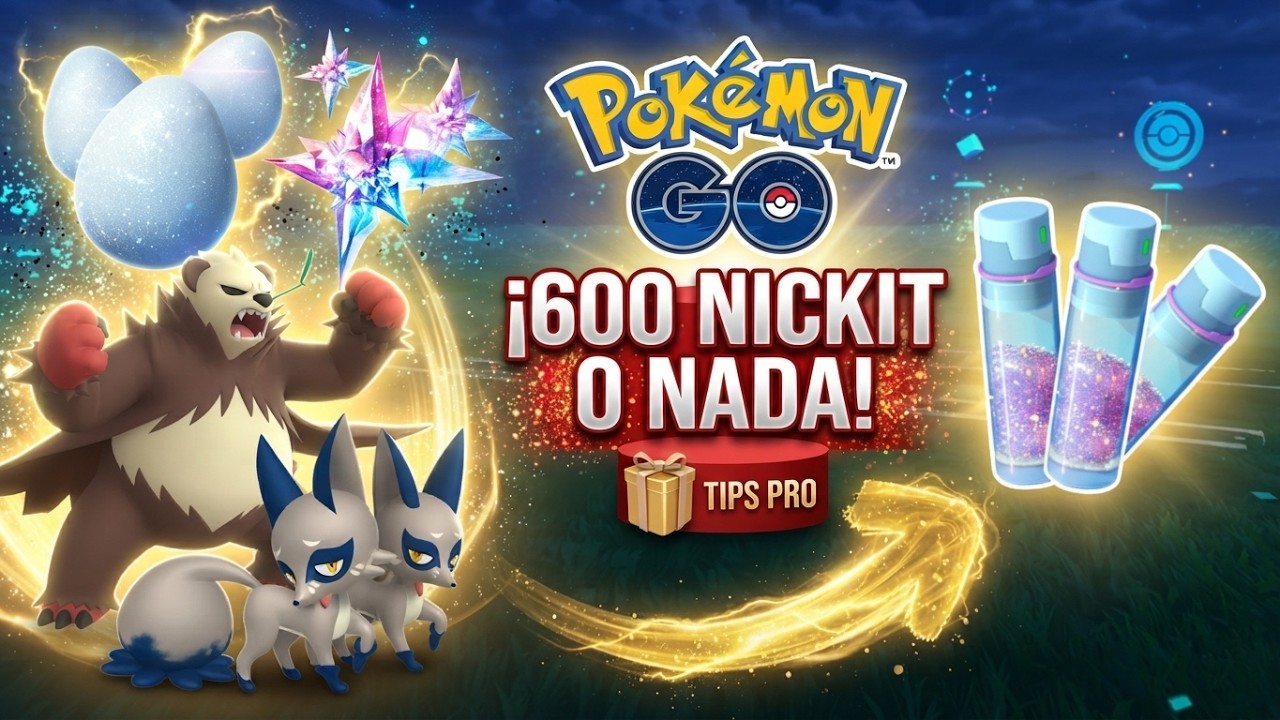 NICKIT SHINY + 270.000 POLVOS ESTRELLA 😱 TODO lo que debes hacer | Pok&eacute;mon GO
