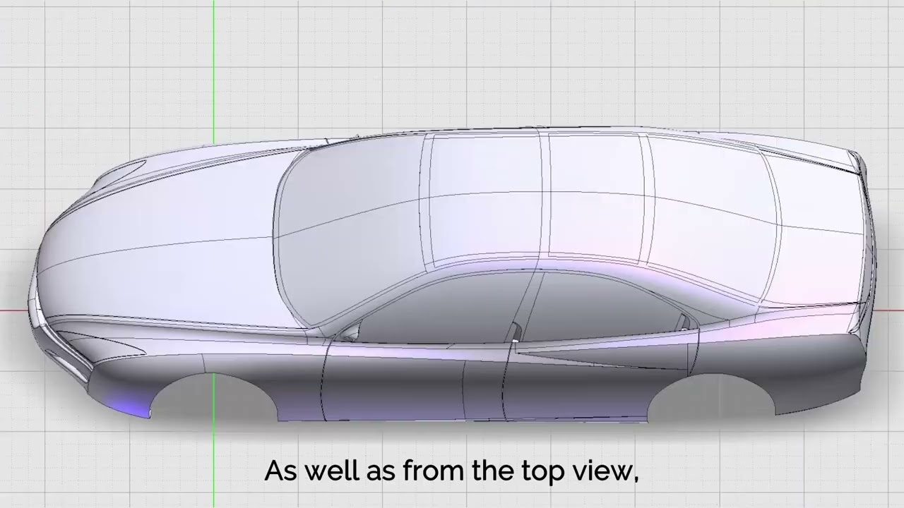Reference Grid in a 3D model with ThinkDesign