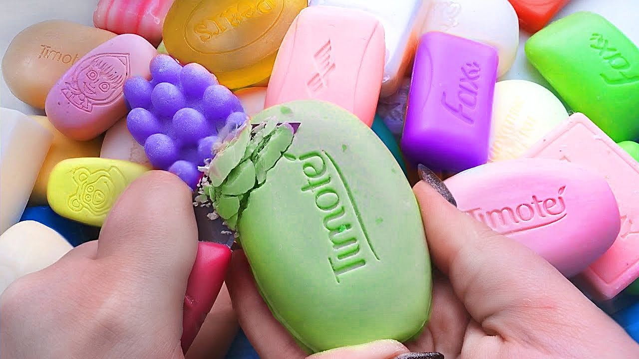 Cutting dry soap ASMR | Dry soap box *no Talking* satisfying video
