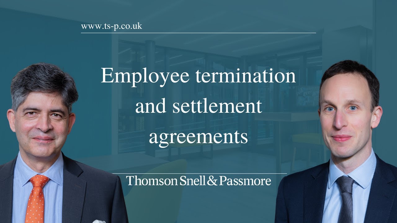 Employee termination and settlement agreements