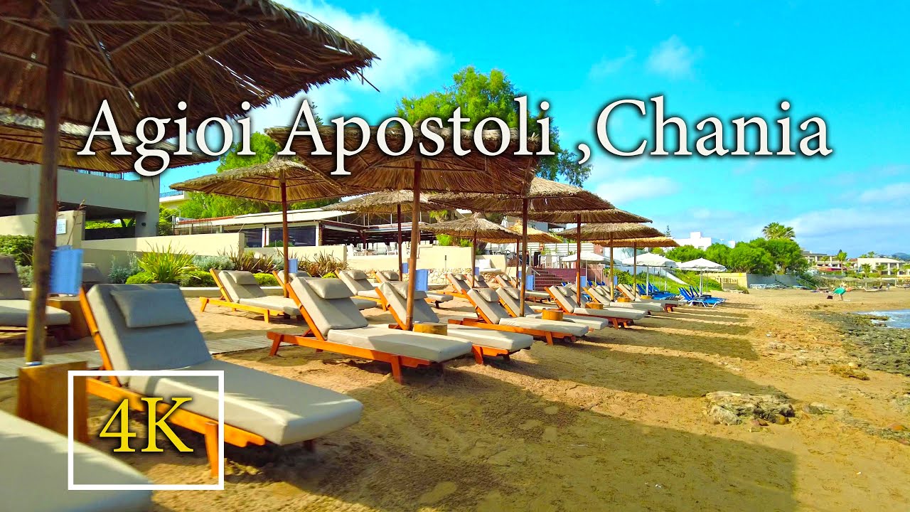 Agioi Apostoli, Chania 🇬🇷 | A Stunning Turnkey View You Must See! 😍 | 4K Walking Tour