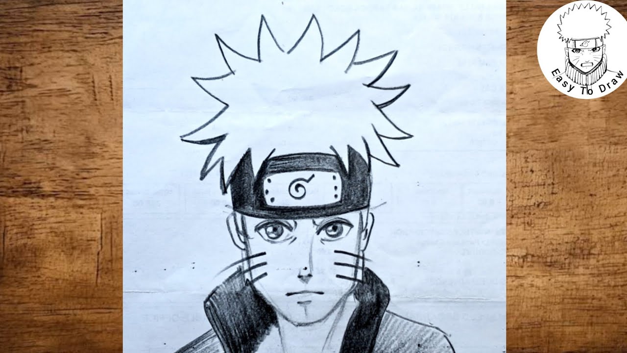 How to draw naruto uzumaki | Easy Drawing tutorial step by step | Naruto drawing 