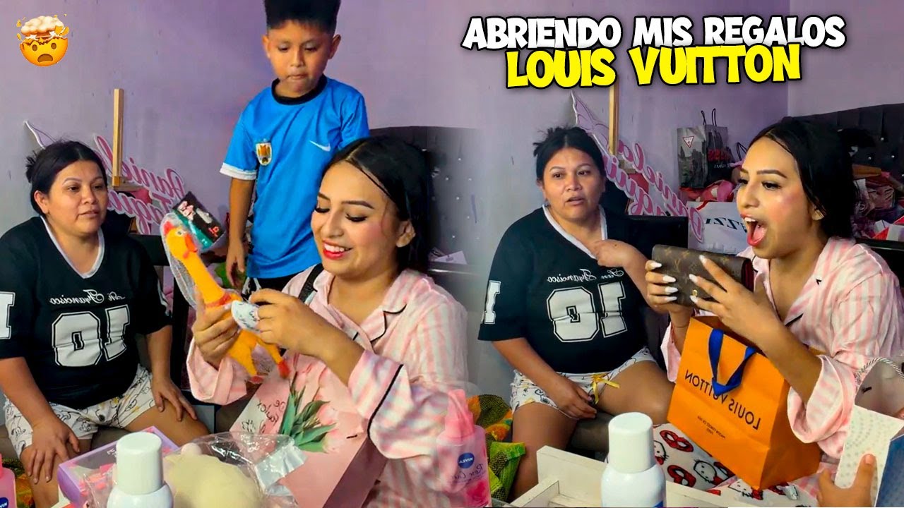 DANIELA TAQUIRE ABRIENDO REGALOS / FIESTA 4 MILLONES