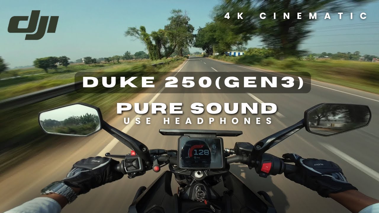 2025 KTM DUKE 250 GEN 3 EBONY BLACK | PURE EXHAUST SOUND | POV RIDE | 4K | QUICKSHIFTER+ | REVIEW