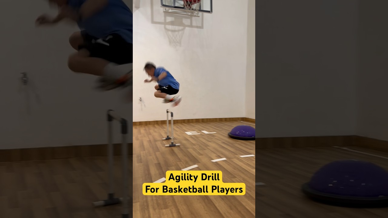 Agility Drill using Cones to Improve Speed and Explosive Power for Kids #speedandagility