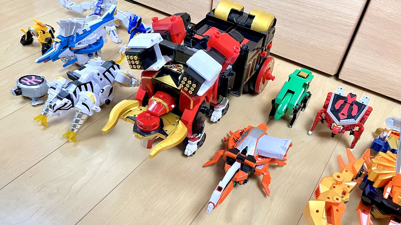 【DX Power Rangers SAMURAI #4】🐂🐄🐃電動のデカい牛⁉︎ シンケンジャーのモウギュウダイオーで遊んでみた