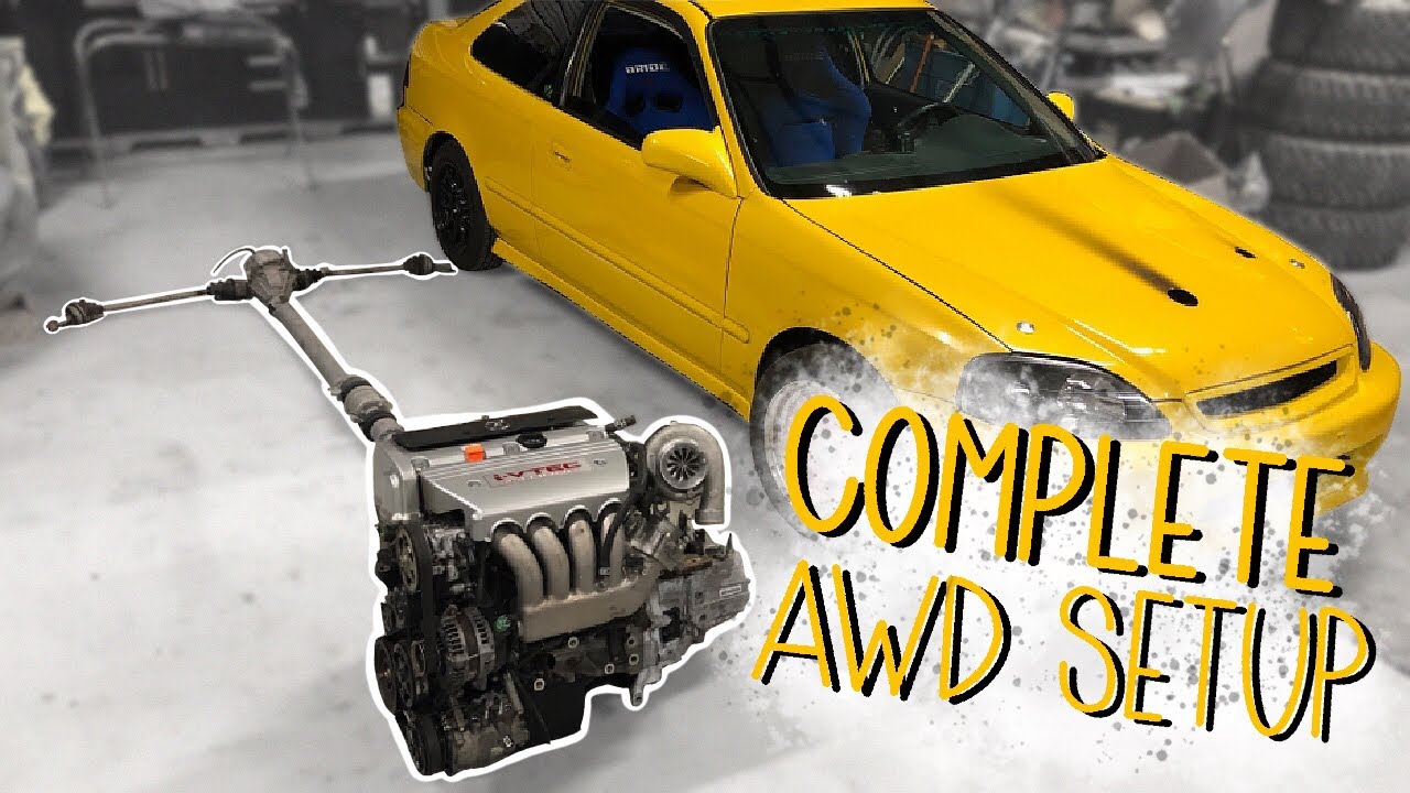 Убийственная сборка Lamborghini?! - 600-сильный полноприводный турбодизель CIVIC!